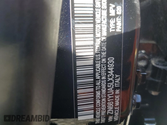 2020 Maserati Levante S с VIN ZN661YUA5LX344930, выставлен на аукционе Copart как лот 50574705 с пробегом 92 626 миль миль и Списание • Salvage title. История ставок и продаж доступна на DreamBid. Изображение 13.