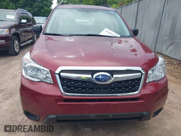 2015 Subaru Forester 2.5i with VIN JF2SJABCXFH497783, listed as a IAAI auction lot 42584119 with 109,021 mi miles and . Bid and sale history available at DreamBid. Image 12.
