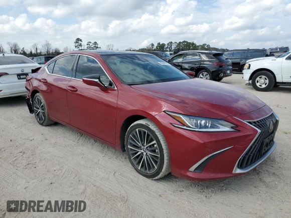 2023 Lexus ES 350 z VIN 58ADZ1B15PU153001, wystawiony jako Copart lot #43647225 z przebiegiem 31 187 mil mil oraz Szkoda całkowita • Salvage title. Historia ofert i sprzedaży dostępna na DreamBid. Obrazek 4.