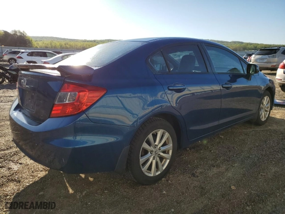 2012 Honda Civic Sdn EX-L with VIN 19XFB2F92CE314749, listed as a Copart auction lot 52286455 with 175,446 mi miles and Clean Title. Bid and sale history available at carsss.com. Image 3.
