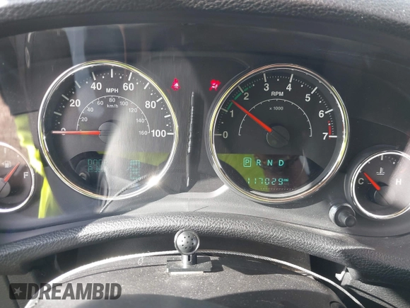 2014 Jeep Wrangler Unlimited Sport with VIN 1C4BJWDG9EL309763, listed as a IAAI auction lot 41378132 with 117,029 mi miles. Bid and sale history available at carsss.com. Image 15.