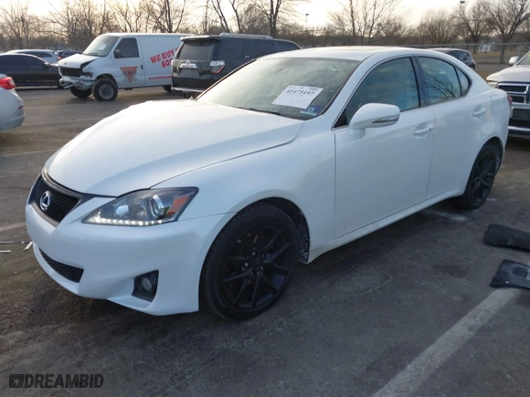 2013 Lexus IS 250 with VIN JTHCF5C27D5063030, listed as a IAAI auction lot 41475197 with 120,501 mi miles. Bid and sale history available at carsss.com. Image 17.