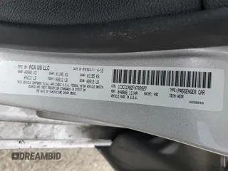 2015 Chrysler 200 Limited with VIN 1C3CCCAB2FN702827, listed as a Copart auction lot 56203255 with Not Provided miles and Clean Title. Bid and sale history available at DreamBid. Image 12.