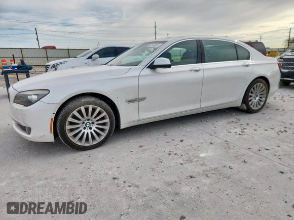 2012 BMW 7 Series 750Li xDrive with VIN WBAKC8C5XCC436134, listed as a Copart auction lot 63144905 with 64,282 mi miles and Salvage title. Bid and sale history available at DreamBid. Image 1.