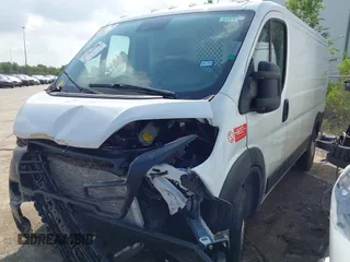 2023 Ram ProMaster Cargo with VIN 3C6LRVVG2PE596243, listed as a IAAI auction lot 42069331 with 9,332 mi miles and . Bid and sale history available at DreamBid. Image 18.