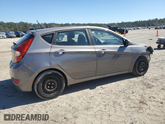 2017 Hyundai Accent SE with VIN KMHCT5AEXHU363143, listed as a Copart auction lot 50208325 with 118,978 mi miles and Salvage Title. Bid and sale history available at carsss.com. Image 3.