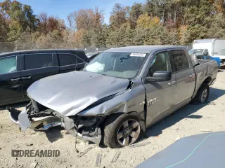 2019 Ram 1500 Big Horn z VIN 1C6RR7TT4KS606430, wystawiony jako Copart lot #47358895 z przebiegiem Nie podano mil oraz Szkoda całkowita • Salvage title. Historia ofert i sprzedaży dostępna na DreamBid. Obrazek 1.
