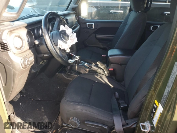 2021 Jeep Wrangler Unlimited Sport S с VIN 1C4HJXDN0MW659729, выставлен на аукционе Copart как лот 61238145 с пробегом 54 565 миль миль и Списание • Salvage title. История ставок и продаж доступна на DreamBid. Изображение 7.