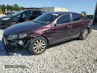2014 Kia Optima LX with VIN 5XXGM4A73EG326127, listed as a Copart auction lot 52455905 with 144,831 mi miles and Salvage Title. Bid and sale history available at carsss.com. Image 1.
