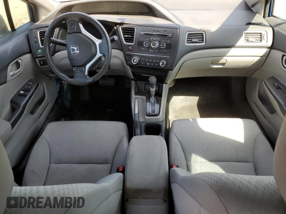 2015 Honda Civic LX with VIN 2HGFB2F57FH558226, listed as a Copart auction lot 54951525 with Not provided miles and Salvage title. Bid and sale history available at DreamBid. Image 8.