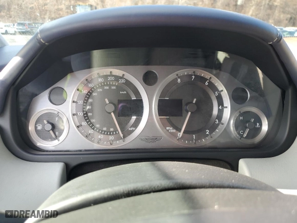 2009 Aston Martin DB9 with VIN SCFAD02E79GB10991, listed as a Copart auction lot 85487894 with 0 mi miles and Salvage Title. Bid and sale history available at carsss.com. Image 9.