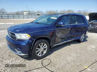 2014 Dodge Durango Limited with VIN 1C4RDHDG2EC500782, listed as a Copart auction lot 52721485 with 107,373 mi miles and Non repairable. Bid and sale history available at DreamBid. Image 1.
