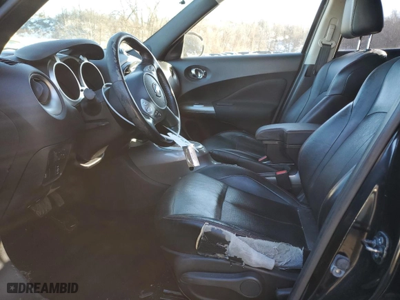 2012 Nissan Juke SV with VIN JN8AF5MV5CT114721, listed as a Copart auction lot 46484245 with 112,108 mi miles and Salvage Title. Bid and sale history available at carsss.com. Image 7.