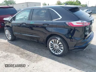 2022 Ford Edge Titanium with VIN 2FMPK4K99NBA12452, listed as a IAAI auction lot 42405627 with 53,015 mi miles and . Bid and sale history available at DreamBid. Image 3.