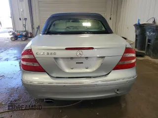 2005 Mercedes-Benz CLK-Class 3.2L with VIN WDBTK65G95T045376, listed as a Copart auction lot 76740364 with 57,687 mi miles and Non Repairable. Bid and sale history available at carsss.com. Image 6.