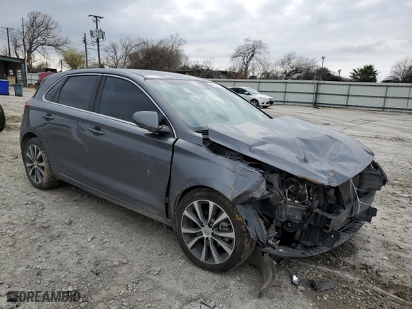 2018 Hyundai Elantra GT with VIN KMHH35LE3JU014527, listed as a Copart auction lot 43311605 with NaN miles and Salvage Title. Bid and sale history available at carsss.com. Image 4.