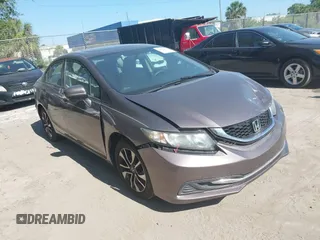 2015 Honda Civic EX z VIN 19XFB2F82FE228174, wystawiony jako IAAI lot #39502633 z przebiegiem 118 047 mil mil oraz . Historia ofert i sprzedaży dostępna na DreamBid. Obrazek 1.