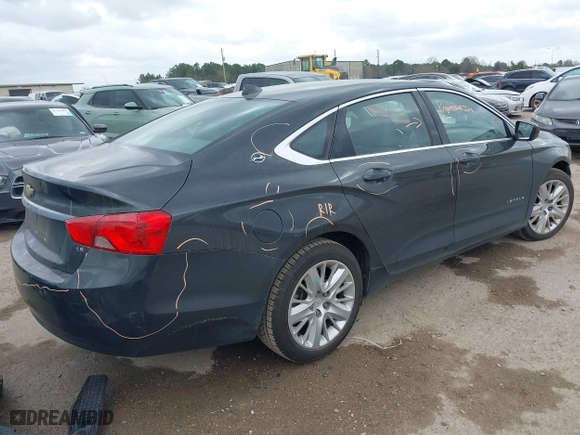 2014 Chevrolet Impala LS with VIN 2G11Y5SLXE9182295, listed as a IAAI auction lot 41702350 with 95,590 mi miles. Bid and sale history available at carsss.com. Image 4.