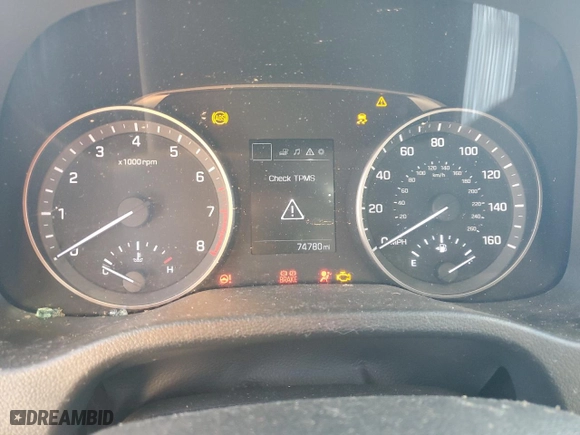 2018 Hyundai Elantra Value Edition with VIN KMHD84LF0JU581359, listed as a Copart auction lot 50033045 with 74,780 mi miles and Salvage Title. Bid and sale history available at carsss.com. Image 9.