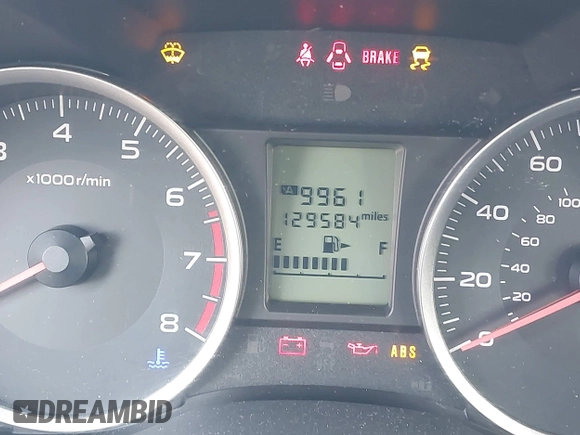 2015 Subaru Forester 2.5i with VIN JF2SJAAC0FG505980, listed as a IAAI auction lot 42010748 with 129,584 mi miles. Bid and sale history available at carsss.com. Image 16.