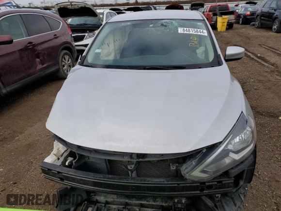 2019 Nissan Sentra S with VIN 3N1AB7AP9KY220221, listed as a Copart auction lot 84815844 with Not provided miles and Salvage title. Bid and sale history available at DreamBid. Image 5.