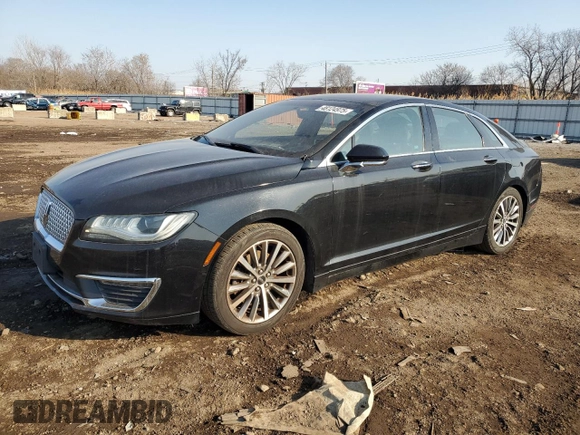2017 Lincoln MKZ Premiere with VIN 3LN6L5A99HR609493, listed as a Copart auction lot 48124975 with 91,997 mi miles and Salvage Title. Bid and sale history available at DreamBid. Image 1.