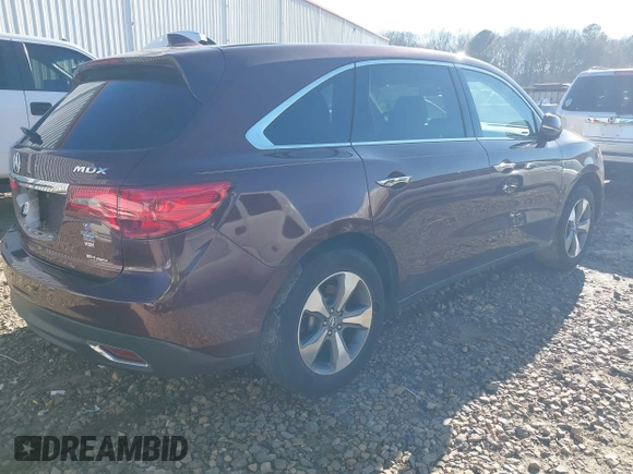 2016 Acura MDX with VIN 5FRYD4H25GB043943, listed as a IAAI auction lot 41731449 with 149,648 mi miles. Bid and sale history available at carsss.com. Image 4.