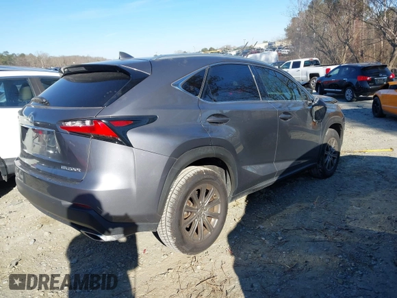 2017 Lexus NX with VIN JTJYARBZ7H2079423, listed as a IAAI auction lot 41615748 with 138,502 mi miles. Bid and sale history available at carsss.com. Image 4.