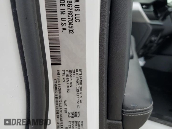 2024 Jeep Grand Cherokee Limited with VIN 1C4RJHBG2RC704502, listed as a Copart auction lot 55477845 with 8,144 mi miles and Salvage title. Bid and sale history available at DreamBid. Image 13.