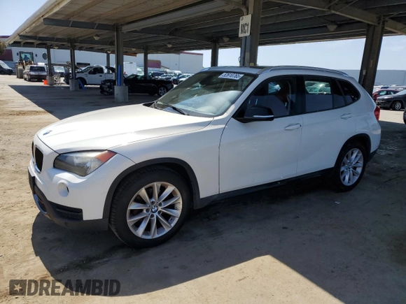 2014 BMW X1 sDrive28i with VIN WBAVM1C50EVW56343, listed as a Copart auction lot 52610765 with 86,093 mi miles and Salvage Title. Bid and sale history available at carsss.com. Image 1.