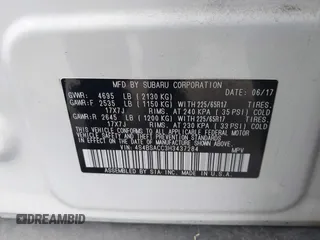 2017 Subaru Outback Premium с VIN 4S4BSACC3H3437284, выставлен на аукционе IAAI как лот 42338964 с пробегом 151 998 миль миль и . История ставок и продаж доступна на DreamBid. Изображение 9.