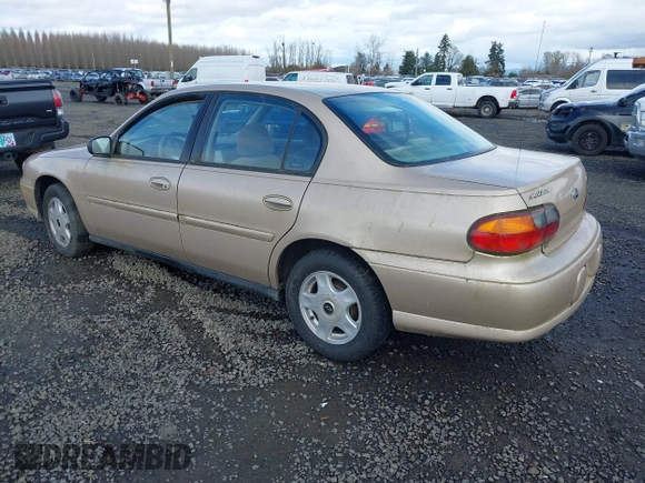 2001 Chevrolet Malibu with VIN 1G1ND52J316215084, listed as a IAAI auction lot 41789414 with Not Provided miles. Bid and sale history available at carsss.com. Image 3.