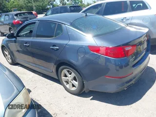 2015 Kia Optima LX with VIN 5XXGM4A77FG440746, listed as a IAAI auction lot 42032775 with 76,494 mi miles. Bid and sale history available at carsss.com. Image 3.