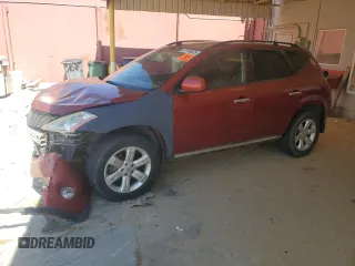 2006 Nissan Murano SL z VIN JN8AZ08T56W418217, wystawiony jako Copart lot #57130025 z przebiegiem 189 685 mil mil oraz Szkoda całkowita • Salvage title. Historia ofert i sprzedaży dostępna na DreamBid. Obrazek 1.