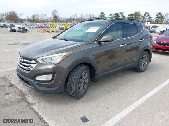 2014 Hyundai Santa Fe Sport with VIN 5XYZU3LB4EG222603, listed as a IAAI auction lot 42040195 with 148,281 mi miles. Bid and sale history available at carsss.com. Image 2.