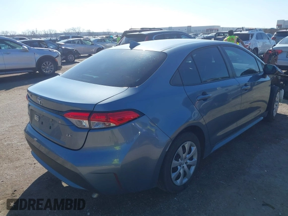 2021 Toyota Corolla LE with VIN 5YFEPMAE2MP174599, listed as a IAAI auction lot 41669966 with 95,791 mi miles and . Bid and sale history available at DreamBid. Image 4.
