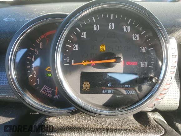 2017 MINI Convertible Cooper z VIN WMWWG5C38H3C99627, wystawiony jako Copart lot #75053914 z przebiegiem 42 087 mil mil oraz Nie do naprawy • Non repairable. Historia ofert i sprzedaży dostępna na DreamBid. Obrazek 9.