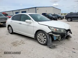 2015 Honda Accord EX-L with VIN 1HGCR2F84FA084078, listed as a Copart auction lot 54117765 with 235,549 mi miles and Salvage title. Bid and sale history available at DreamBid. Image 4.