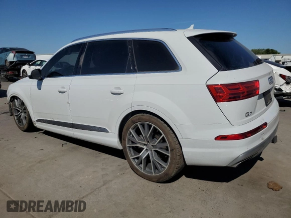 2017 Audi Q7 Premium Plus with VIN WA1LAAF7XHD034157, listed as a Copart auction lot 53915115 with 92,388 mi miles and Salvage Title. Bid and sale history available at carsss.com. Image 2.