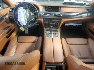 2015 BMW 7 Series 750Li with VIN WBAYE8C59FD781223, listed as a Copart auction lot 54944265 with 125,203 mi miles and Salvage title. Bid and sale history available at DreamBid. Image 8.
