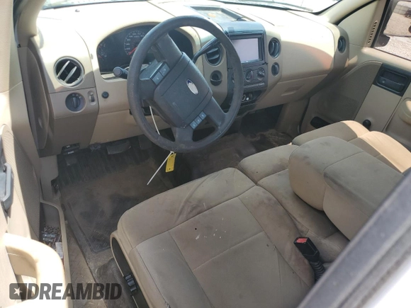 2008 Ford F-150 STX with VIN 1FTRX12W78KD35296, listed as a Copart auction lot 60308995 with 174,296 mi miles and Salvage title. Bid and sale history available at DreamBid. Image 8.