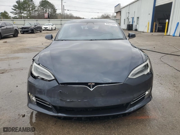 2016 Tesla Model S 90D with VIN 5YJSA1E20GF168108, listed as a Copart auction lot 42647935 with 138,295 mi miles and Salvage Title. Bid and sale history available at carsss.com. Image 5.