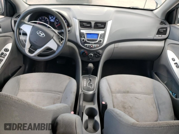 2013 Hyundai Accent GLS with VIN KMHCT4AE3DU335866, listed as a Copart auction lot 67325384 with 126,222 mi miles and Salvage Title. Bid and sale history available at carsss.com. Image 8.