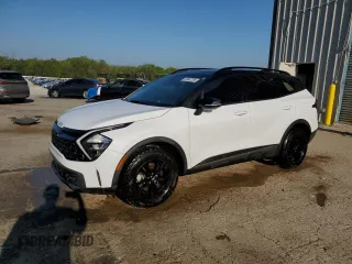 2023 Kia Sportage X-Pro with VIN 5XYK7CAF9PG130825, listed as a Copart auction lot 53087295 with 25,617 mi miles and Salvage Title. Bid and sale history available at carsss.com. Image 1.