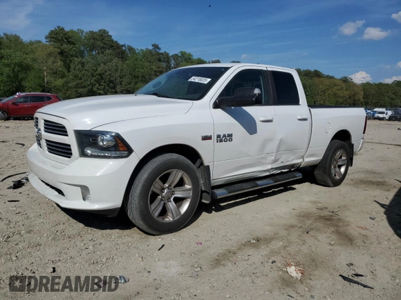 2014 Ram 1500 Sport with VIN 1C6RR7HT9ES218705, listed as a Copart auction lot 54218025 with 132,500 mi miles and Salvage title. Bid and sale history available at DreamBid. Image 1.