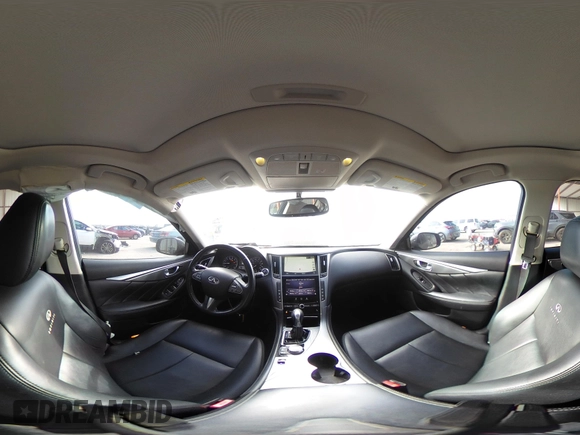 2014 Infiniti Q50 Premium with VIN JN1BV7AR1EM701665, listed as a IAAI auction lot 41276373 with 113,820 mi miles. Bid and sale history available at carsss.com. Image 18.