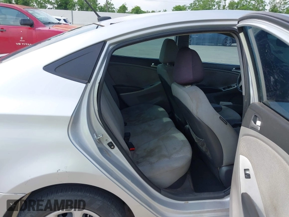 2012 Hyundai Accent GLS with VIN KMHCT4AE7CU252553, listed as a IAAI auction lot 42100914 with 232,705 mi miles. Bid and sale history available at carsss.com. Image 8.