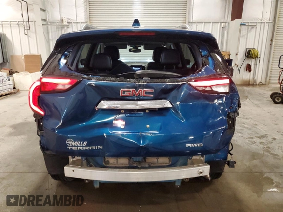2021 GMC Terrain SLT with VIN 3GKALVEV6ML315797, listed as a Copart auction lot 49456275 with 74,142 mi miles and Salvage Title. Bid and sale history available at DreamBid. Image 6.