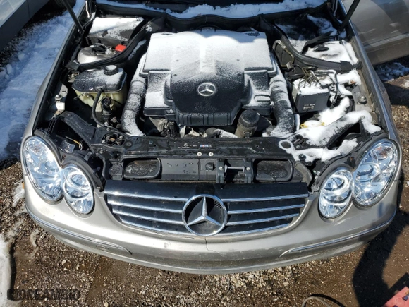 2004 Mercedes-Benz CLK-Class 5.0L with VIN WDBTJ75J34F067018, listed as a Copart auction lot 49022085 with 96,595 mi miles and Clean Title. Bid and sale history available at carsss.com. Image 11.