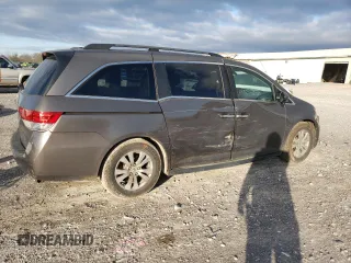 2016 Honda Odyssey EX-L with VIN 5FNRL5H66GB165356, listed as a Copart auction lot 49228225 with 124,982 mi miles and Salvage Title. Bid and sale history available at carsss.com. Image 3.